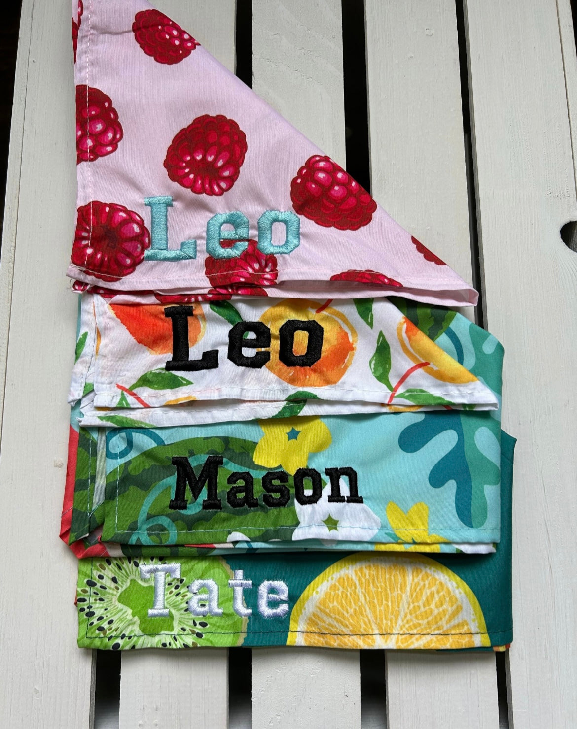 Custom Embroidered Summer Pet Banadanas