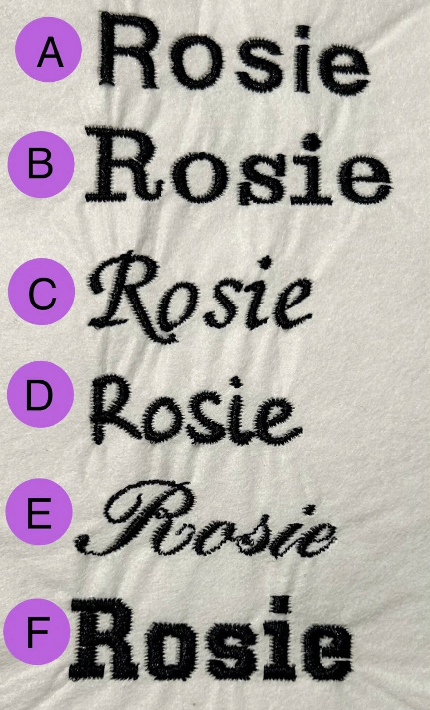 Custom Embroidered Summer Pet Banadanas