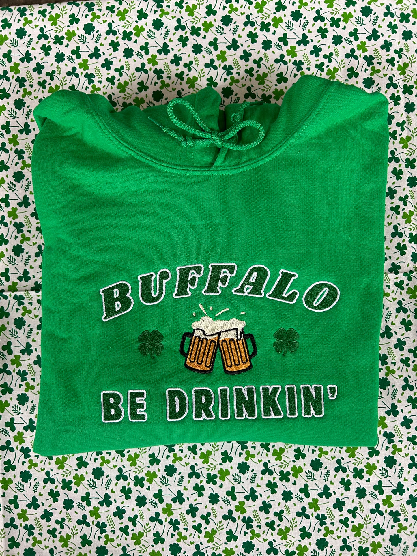 Embroidered Buffalo Be Drinking Tee