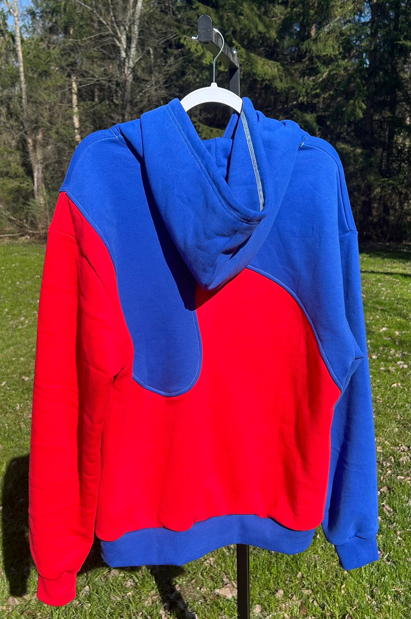 Embroidered Buffalo Wave Hoodie