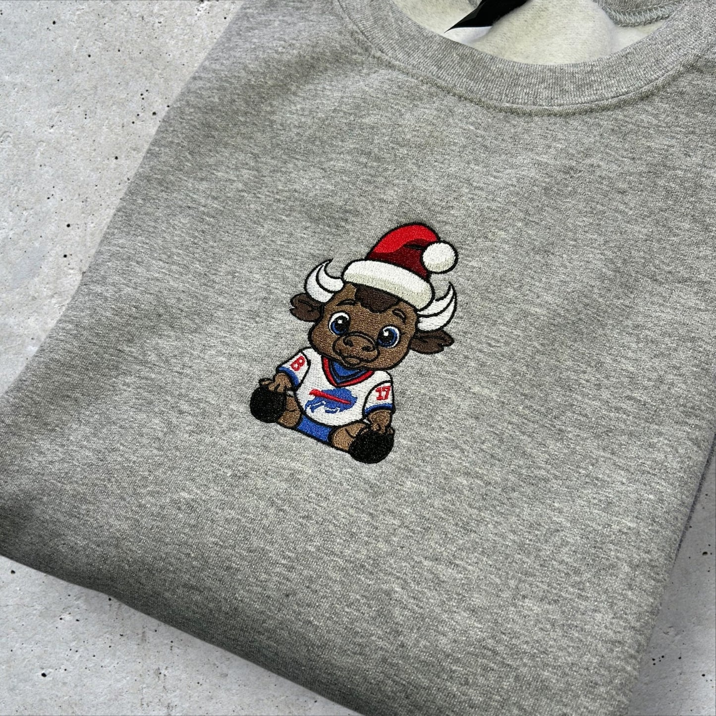 Embroidered Baby Billy Santa Sweatshirt