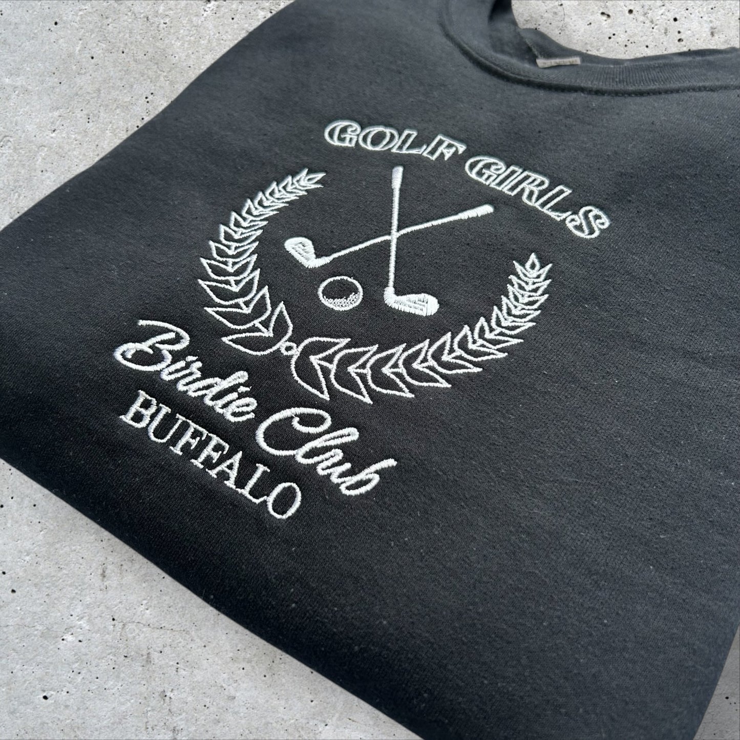 Embroidered Golf Girls Birdie Club Sweatshirt