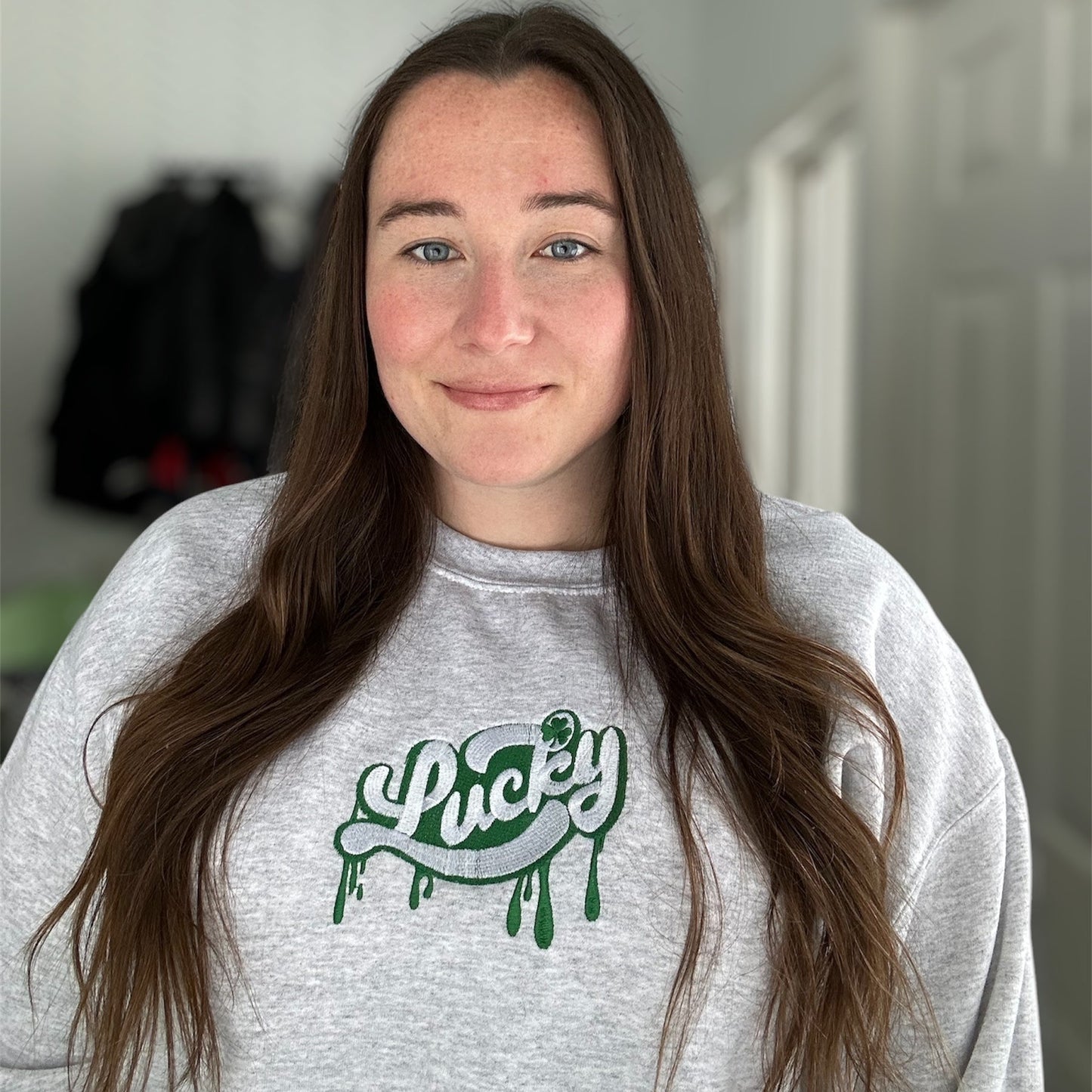 Embroidered Lucky Drip Sweatshirt