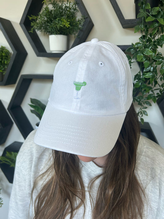 Embroidered Margarita Baseball Cap