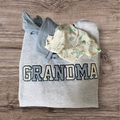 Embroidered Custom Onesie Appliqué Sweatshirt