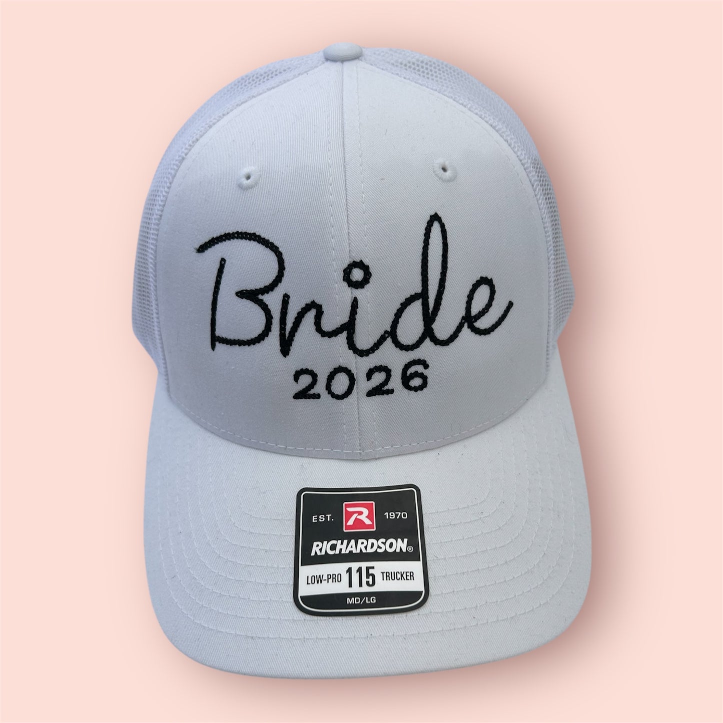 Embroidered Wifey/Bride Year Trucker Hat