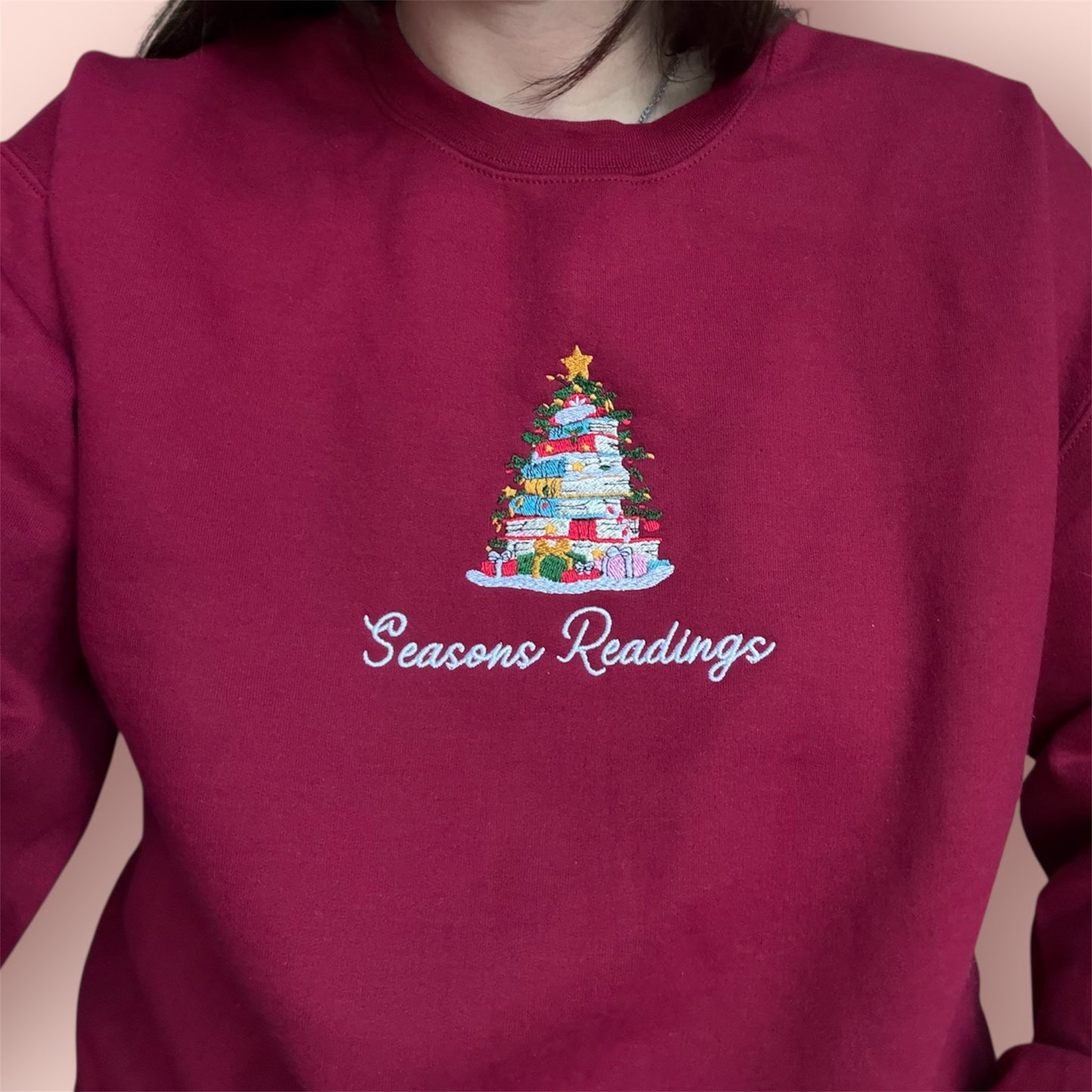 Embroidered Seasons Readings Crewneck