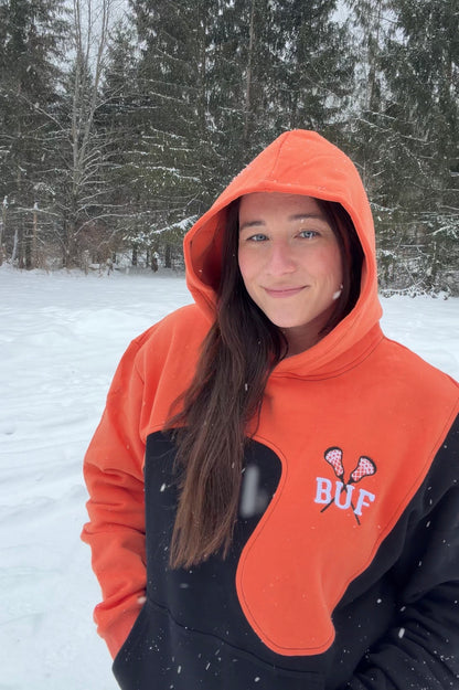 Embroidered Buffalo Lax Wave Hoodie