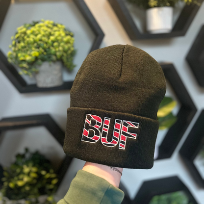 Embroidered Buffalo “BUF” Retro Sabres Beanie