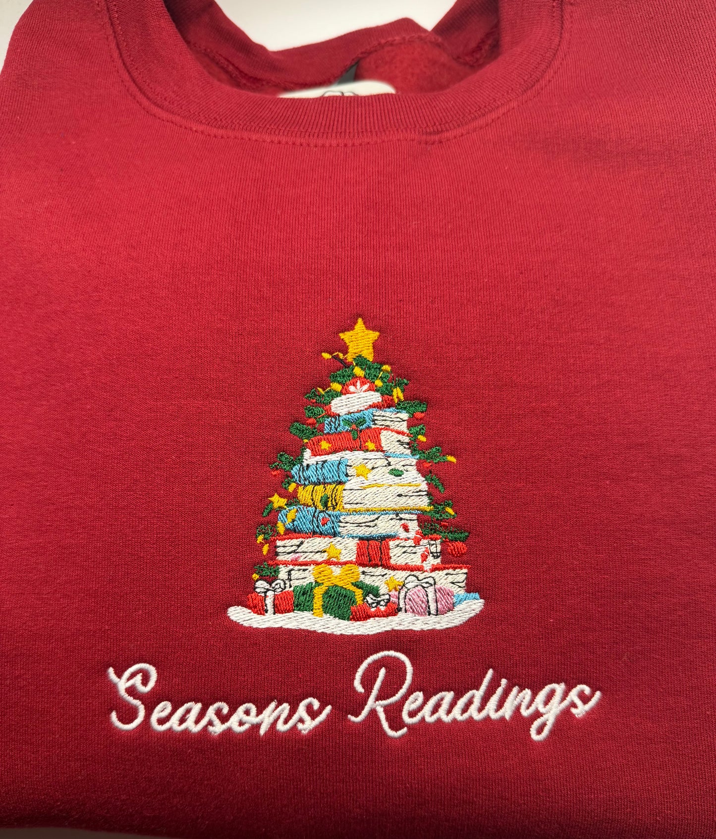Embroidered Seasons Readings Crewneck