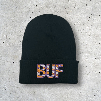 Embroidered Buffalo “BUF” Bandits Beanie