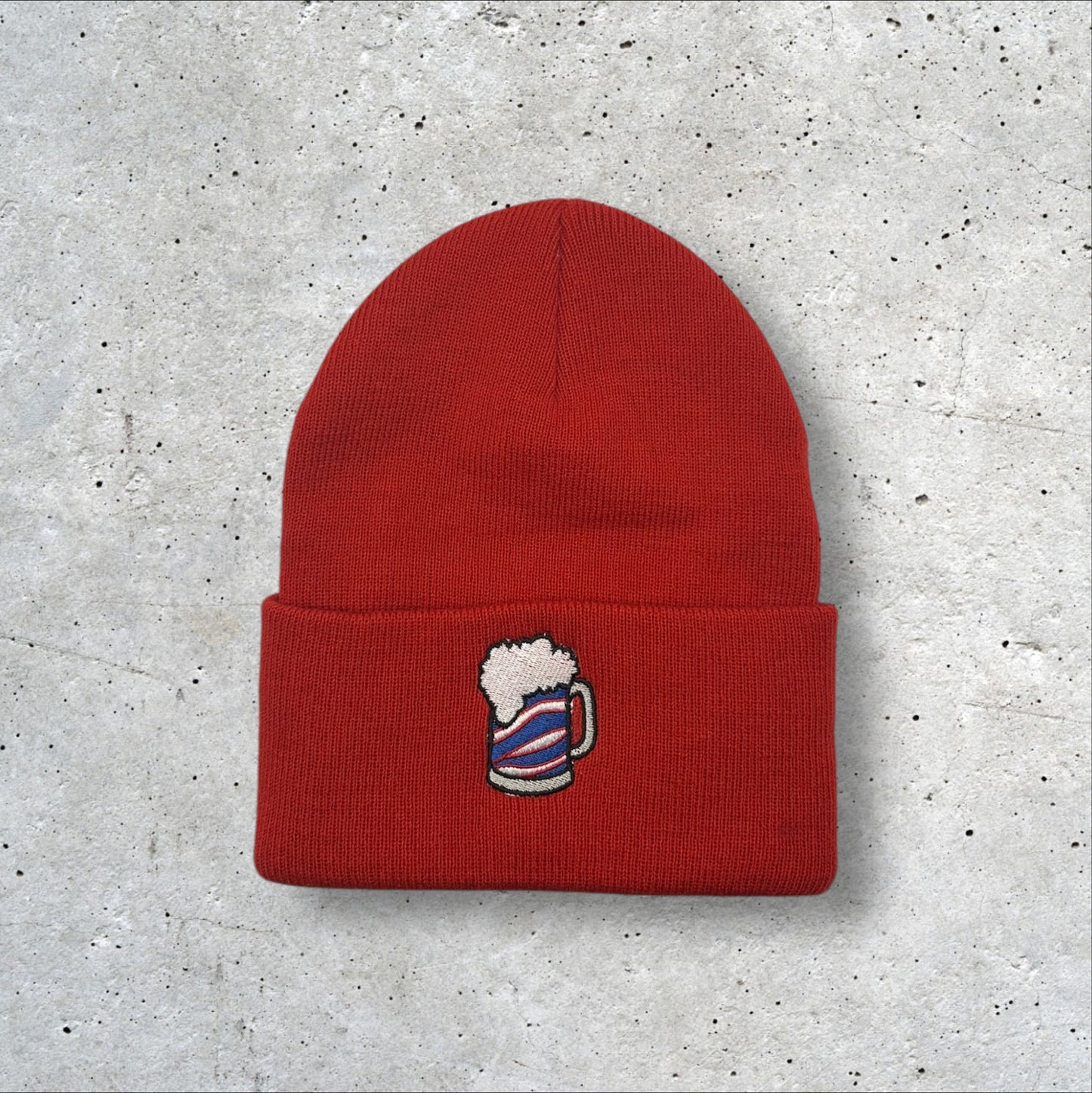 Embroidered Buffalo Bills Beer Beanie