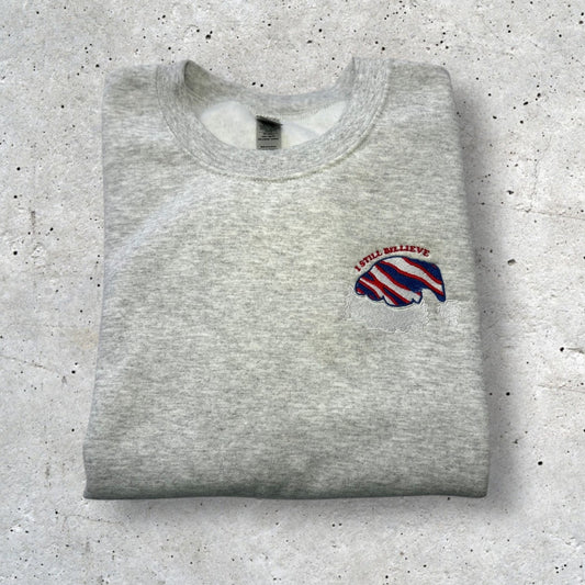 Embroidered I Still Billieve Crewneck