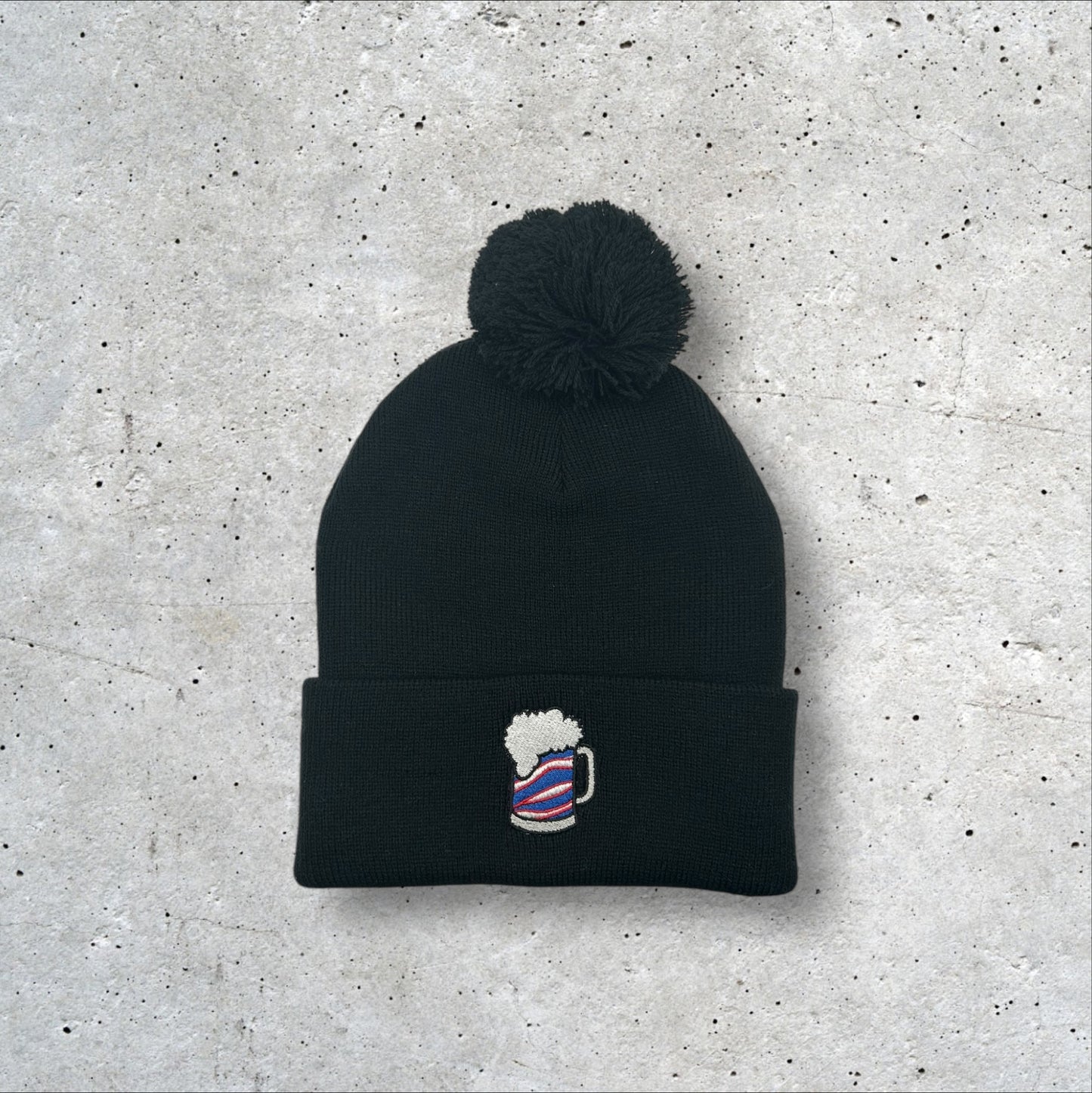 Embroidered Buffalo Bills Beer Beanie