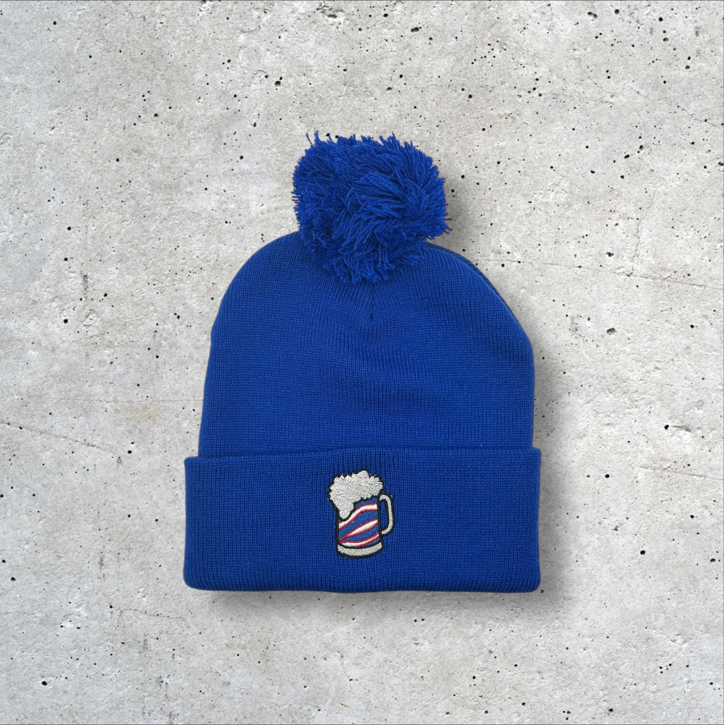 Embroidered Buffalo Bills Beer Beanie