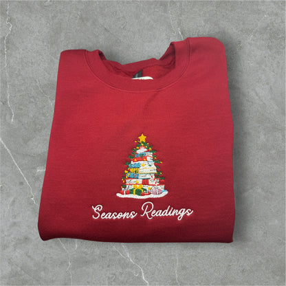Embroidered Seasons Readings Crewneck