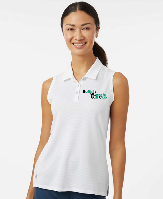 BWGC Embroidered Adidas Women's Ottoman Sleeveless Polo